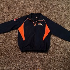 Men’s Denver Broncos pullover wind breaker | Size M